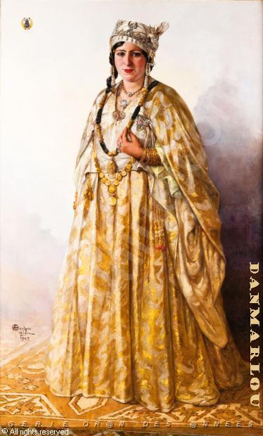 EMILE DECKERS (103).jpg - La mari�e alg�roise - Deckers - Alger - 1945 - huile sur toile